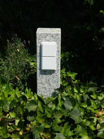 Steckdosensäule Granit grau geflammt - Image 6